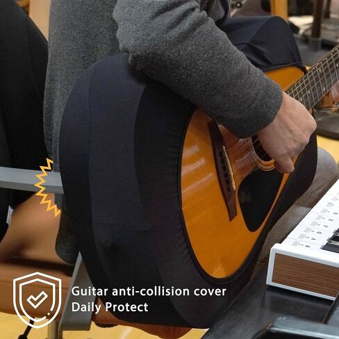 Premium Guitar Cover for Acoustic and Bass Guitars- Tailored Protection compatible with Fender Gibson Martin Taylor Donner Acoustic Bass Guitars(AG-L) in Saudi Arabia