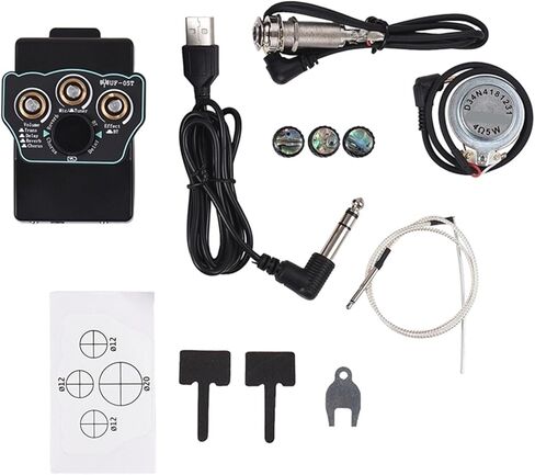 الغيتار التقاط الغيتار الغيتار الاهتزاز الاهتزاز بيك آب BT رنين الرنين الالتقاط 3 النطاق EQ التعادل الصوتي in Kuwait