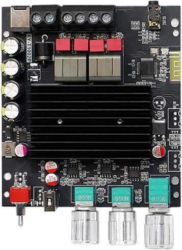 100W*2 Bluetooth Digital Amplifier Board Audio Stereo Equalizer High Bass Adjustment TPA3221 Ultra 3116 B(As Shown A) in Saudi Arabia