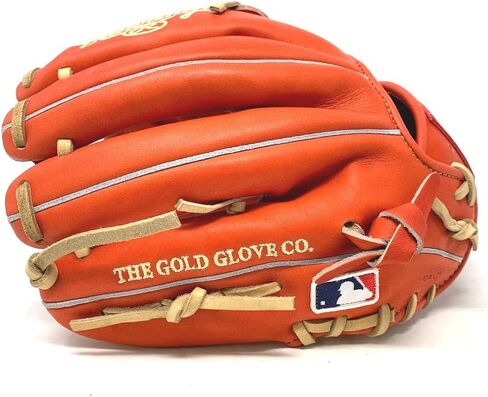 Rawlings | Heart of The Hide Baseball Glove | Red-Orange |Standard Fit Models | Sizes 11.5" - 12.75" | Multiple Styles (Red-Orange | H Web, 11.5" | Infield, Right Hand Throw) in Kuwait