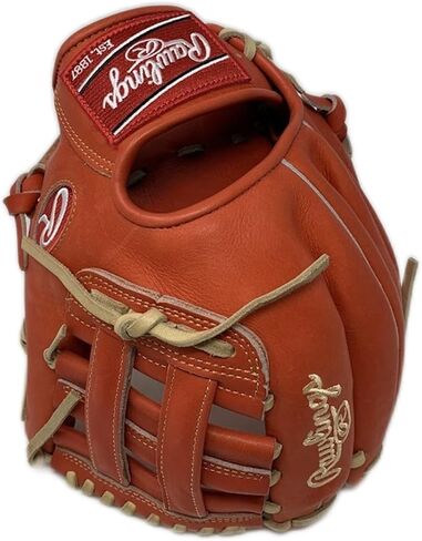 Rawlings | Heart of The Hide Baseball Glove | Red-Orange |Standard Fit Models | Sizes 11.5" - 12.75" | Multiple Styles (Red-Orange | H Web, 11.5" | Infield, Right Hand Throw) in Kuwait