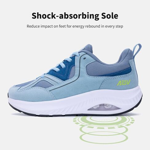 AOV Wide Toe Box Shoes Women Arch Support Plantar Fasciitis Walking Sneaker | Arch Support, Wide Toe, Walking Shoes for Plantar Fasciitis, Orthotic Tennis Sneakers, Pain Relief All Day Standing Shoes in Saudi Arabia