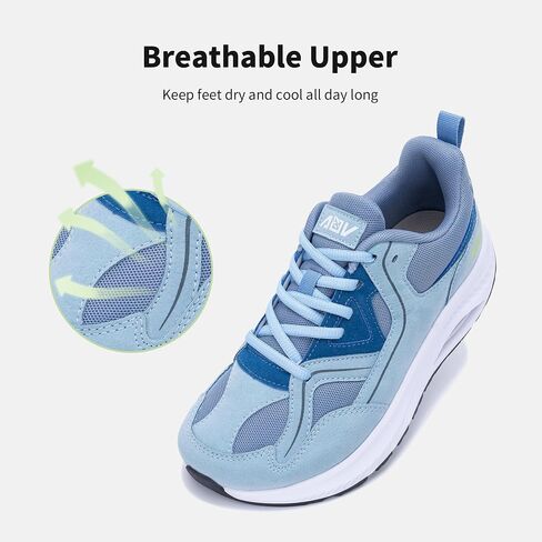 AOV Wide Toe Box Shoes Women Arch Support Plantar Fasciitis Walking Sneaker | Arch Support, Wide Toe, Walking Shoes for Plantar Fasciitis, Orthotic Tennis Sneakers, Pain Relief All Day Standing Shoes in Saudi Arabia