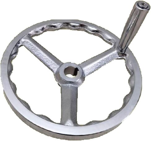 Threaded Handle M10 Revolving Handles Crank Hand Wheel with Nuts for milling Machines, lathes, Grinders, Mechanical Equipment, Instruments and Industrial Equipment.s 1PCS (M10) in Saudi Arabia