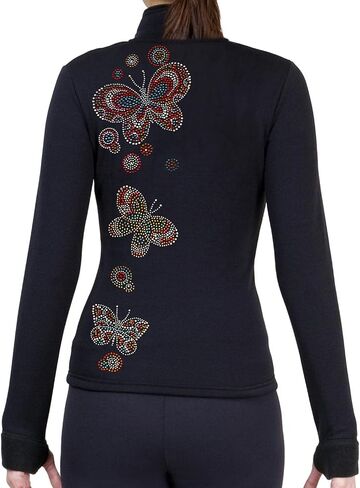 Figure Skating Polartec Polar Fleece Jacket with Rhinestones JR206 - Child Sizes in Saudi Arabia