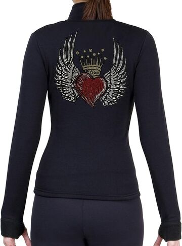 Figure Skating Polartec Polar Fleece Jacket with Rhinestones JR63 - Child Sizes in Saudi Arabia