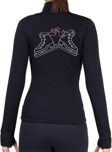 Figure Skating Polartec Polar Fleece Jacket with Rhinestones JR223MIX - Child Sizes in Saudi Arabia