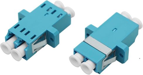 LC Fiber Connector - Duplex LC to LC Fiber Optic Acpler - 6 Pack ، محول الألياف المتعددة - Magenta in Kuwait