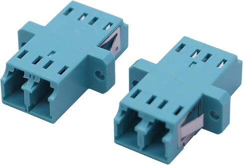 LC Fiber Connector - Duplex LC to LC Fiber Optic Acpler - 6 Pack ، محول الألياف المتعددة - Magenta in Kuwait