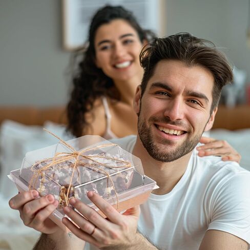 Charcuterie Boxes with Clear Lids (50 Pack),Mini Charcuterie Containers,To Go Paper Small Charcuterie Boxe,Disposable Food Box Container - Pastry,Cookie,Sandwich, Cake,Dessert,Snack in Saudi Arabia