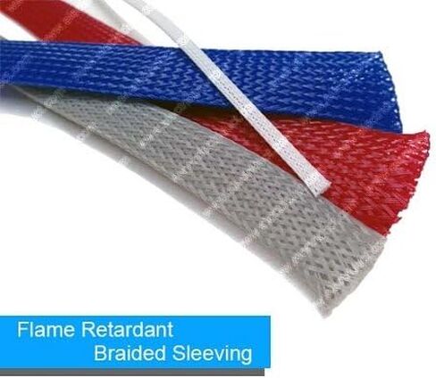 Electriduct 3" PET Expandable Braid Sleeving Flexible Wire Mesh Sleeve - 10 Feet - Black in Kuwait
