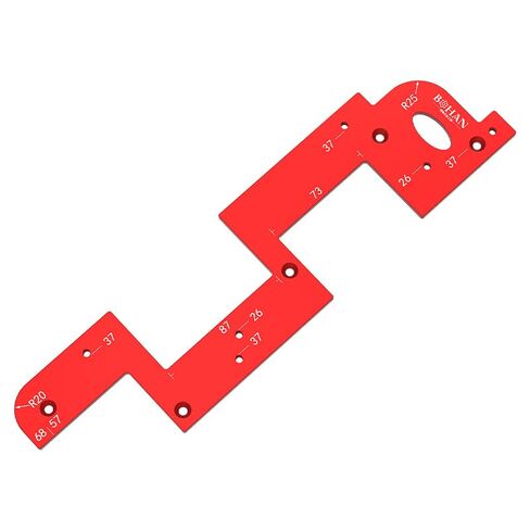 U-Shaped Groove Aluminum Alloy Thickened Slotting Mold for Cabinet and Wardrobe Without Handles in Carpentry in Saudi Arabia