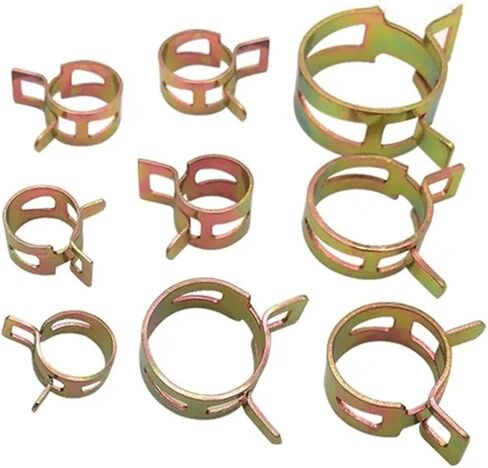 80Pcs 6/7/8/9/10Mm For Choose Fuel Spring Clip Vacuum Silicon Hose Clamp Autos Spring Clip Fuel Oil Water Tube Clamp in Saudi Arabia