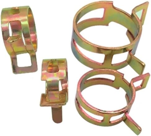 80Pcs 6/7/8/9/10Mm For Choose Fuel Spring Clip Vacuum Silicon Hose Clamp Autos Spring Clip Fuel Oil Water Tube Clamp in Saudi Arabia