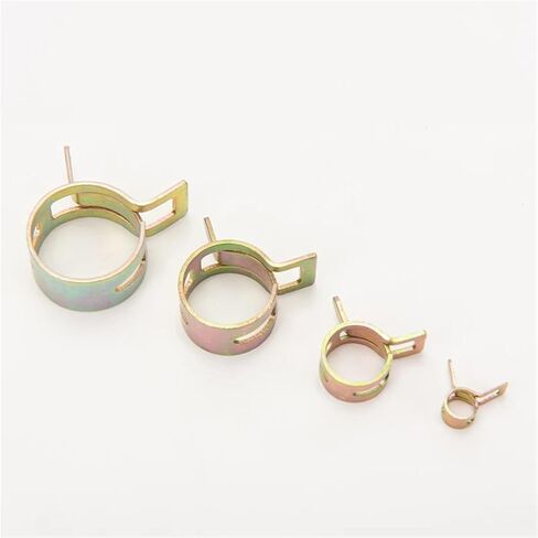 80Pcs 6/7/8/9/10Mm For Choose Fuel Spring Clip Vacuum Silicon Hose Clamp Autos Spring Clip Fuel Oil Water Tube Clamp in Saudi Arabia