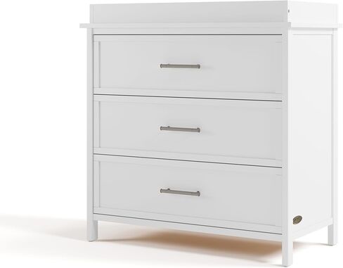 Graco Classic 6 درج Dresser Greenguard Gold معتمد ، صندوق خشبي متميز لغرفة النوم ، مصمم Designer for Kids Bedroom ، أدراج متشابكة ، مسارات درج مثبتة مسبقًا (أبيض) in Kuwait