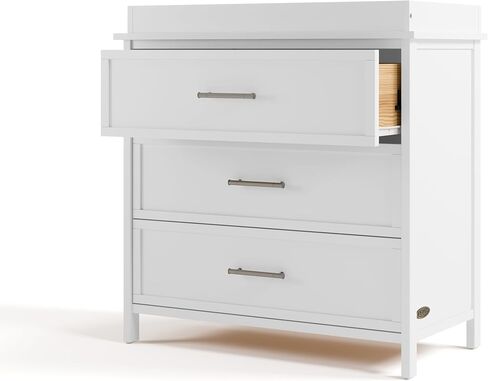 Graco Classic 6 درج Dresser Greenguard Gold معتمد ، صندوق خشبي متميز لغرفة النوم ، مصمم Designer for Kids Bedroom ، أدراج متشابكة ، مسارات درج مثبتة مسبقًا (أبيض) in Kuwait