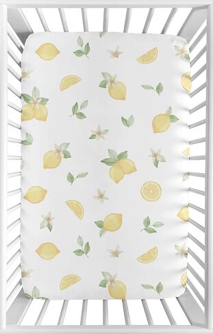 Sweet Jojo Designs Sage Green Boho Flower Floral Girl Baby Fitted Crib Sheet Infant Newborn Nursery Toddler Bed Room Standard Mattress Ivory Shabby Chic Bohemian Watercolor Garden Nature Modern in Kuwait