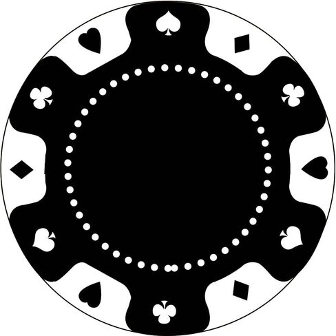 100 Custom Plastic Poker Chips，Imprinted with Your Personalized Text and Logo,for Texas Hold'em Poker, Card Club or Late Night Poker Games，Drink or Bar Tokens, Bachelor Party in Saudi Arabia