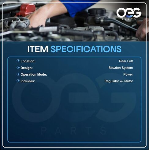OEG Parts منظم نافذة جديد مع جانب المركب الأمامي للركاب يمينًا متوافقًا مع 1992-11 متوافق مع Crown Victoria & Mercury Grand Marquis ، 2003-04 Marauder 741-665 660235 11A89 in Kuwait