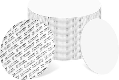 Foam Lid Liner 70 mm/2.75" Pressure Sensitive Seal Foam Lid Round Jar Seals Safety Tamper Resistant Seals Gasket Kit for Glass Jar, Canning (50 Pcs) in Saudi Arabia