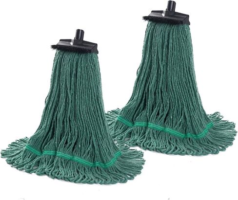 Matthew Cleaning 6 Sets of Commercial Screw On Mop Handle for Floor Cleaning,Heavy Duty Mop Head Replacement Holder 60inch Powder Coated Metal w/Threaded Plastic tip- Gray in Saudi Arabia