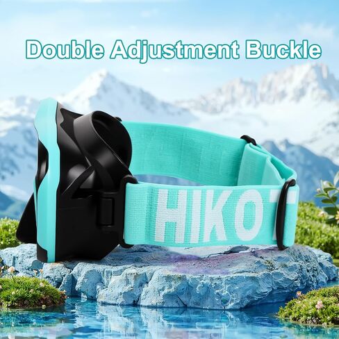 Swimming Goggles for Kids(2 Pcs) , Elastic Fabric Strap, Tempered Glass Diving Mask 180°Clear View Snorkel Goggle for Kids Ages 6-16, Anti-Fog in Saudi Arabia