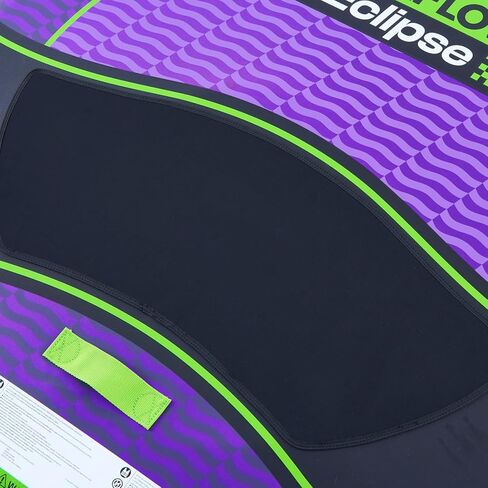 PEAKFLOW Towable Tubes for Boating,Eclipse 2 Rider Towable Tube,840D Heavy Duty Nylon Cover and 28 Gauge PVC Liner,EVA Foam Pads and 4 EVA Handles with Knuckle Guards,Swift Connect Rapid Boston Valve in Saudi Arabia