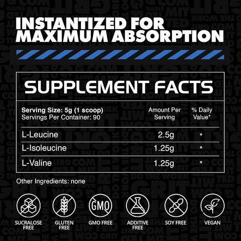 مكاسب في مسحوق BCAA السائبة ، وأحماض الأمينية القائمة على مصنع البلاغ ، ومكملات نباتية خالية من الغلوتين ، مع الكيراتين من أجل التحمل والقوة أثناء التمرين وما بعده ، و 30 حصة in Kuwait