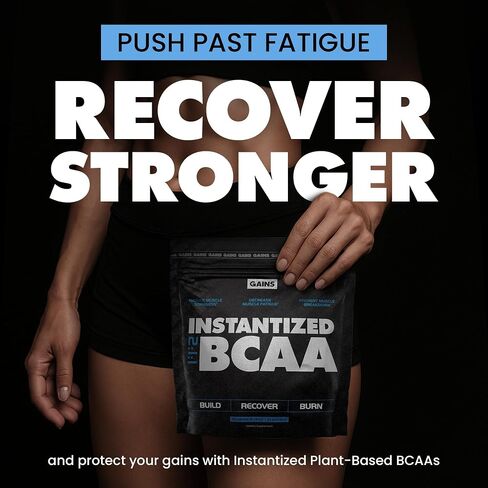 مكاسب في مسحوق BCAA السائبة ، وأحماض الأمينية القائمة على مصنع البلاغ ، ومكملات نباتية خالية من الغلوتين ، مع الكيراتين من أجل التحمل والقوة أثناء التمرين وما بعده ، و 30 حصة in Kuwait
