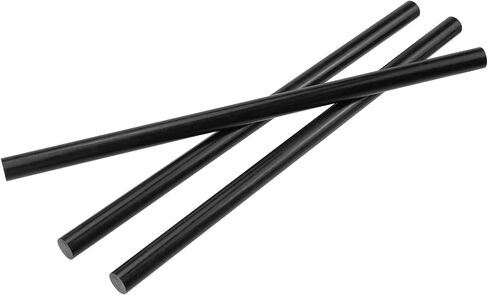 Oedema 3 Pcs Acetal Copolymer Rods, 1/2 Inch Diameter, 12 Inch Length, Black, Round, POM Acetal Rods for Non-Marring Fixtures in Saudi Arabia