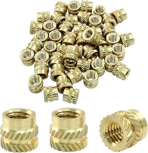 150 Pcs M2 Threaded Inserts, M2x4x3.2 Heat Set Insert for 3D Printing, Brass Metric Knurled Nuts in Saudi Arabia