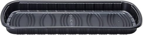Karat Full Slab Black Pp Plity Rib Bonerer مع غطاء OPS واضح - 100 CT in Saudi Arabia