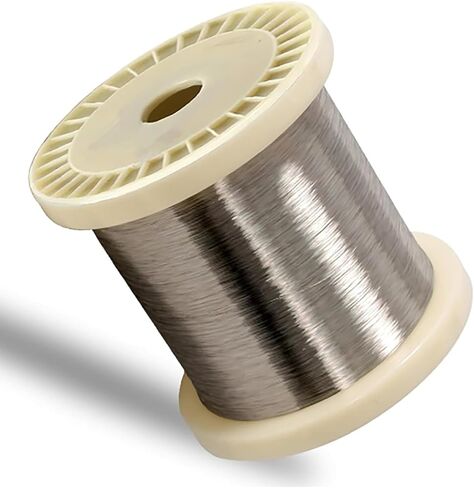 Nickel Wire，Nickel Element Pure Nickel Wire, Ni Metal Wire Ultrafine Nickel Wire Length 2 Meter Suitable for Industrial Manufacturing Scientific,0.6-0.9mm(Diameter 0.8mm) in Kuwait