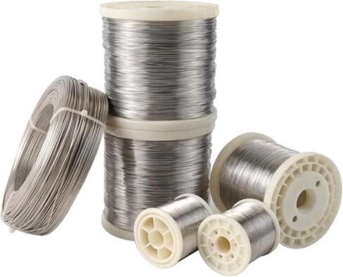 Nickel Wire，Nickel Element Pure Nickel Wire, Ni Metal Wire Ultrafine Nickel Wire Length 2 Meter Suitable for Industrial Manufacturing Scientific,0.6-0.9mm(Diameter 0.8mm) in Kuwait