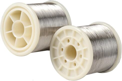 Nickel Wire，Nickel Element Pure Nickel Wire, Ni Metal Wire Ultrafine Nickel Wire Length 2 Meter Suitable for Industrial Manufacturing Scientific,0.6-0.9mm(Diameter 0.8mm) in Kuwait