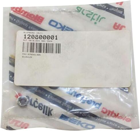 ForeverPRO 120800001 Nut M6-6 Din 985 Inox. for Blomberg Appliance in Saudi Arabia