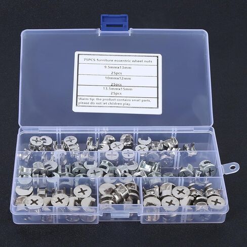 75pcs الأثاث الكاميرات الأثاث غريب الأطوار مجموعة الجوز الموصل أدوات الأجهزة لأثاث اللوحات وخزائن in Saudi Arabia