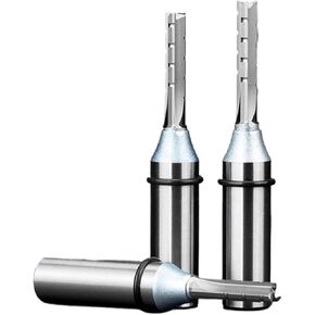 Milling Cutter for Wood 1/2 Shank Router Bit 3 Flute TCT Slot Cutter Straigh End Mill Carving MDF Plywood Woodworking Tool(30mm) in Saudi Arabia