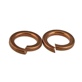 Bronze Spring Washer Copper Split Spring Lock Washer for Mechanical Industry M3 M4 M5 M6 M8 M10 M12, Good wear Resistance(M4(30pcs)) in Kuwait