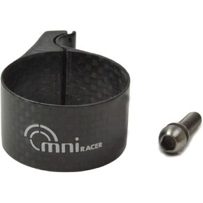 OMNI Racer Worlds LIGHTEST Full Carbon Front Derailleur Adapter Clamp: Size 31.8mm & 34.9mm Diameter in Kuwait