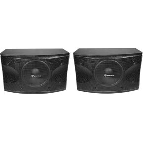 Rockville KPS12 1600W 3-Way 12" Karaoke Speakers (2), 8 Ohm, MDF Enclosure, Wall Brackets, Crisp Vocals, Deep Bass, for Karaoke and DJ Events in Kuwait