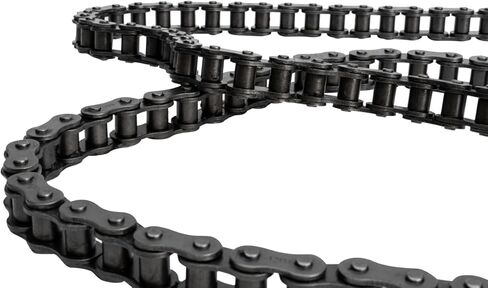 SKF #100-1 Simplex Rivited Roller Chain - 1.25 in Pitch - ANSI - 10 Feet - Heated Carbon Steel + Extra Connecting Link in Saudi Arabia