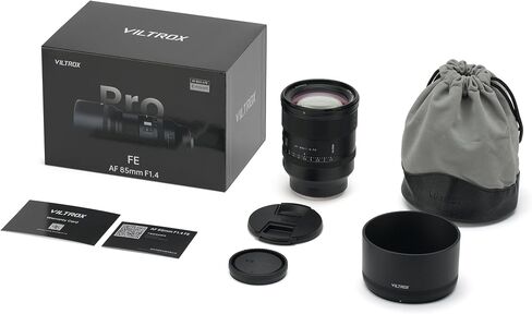 Viltrox AF 28mm F4.5 Pancake Lens for Sony E-Mount, Auto Focus Chips-Size Lens, Ultra-Thin Prime Wide Angle Lens, Full Frame Lens for Sony E-Mount Camera Lens in Kuwait