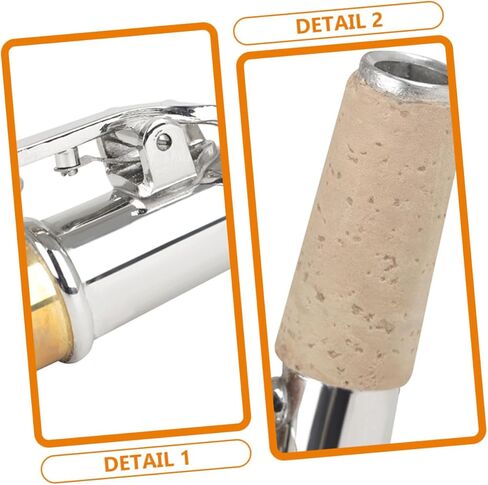 Generic 2pcs Soprano Saxophone Accessories Straight and Curved Neck for Enhanced Performance and Easy Assembly in Saudi Arabia