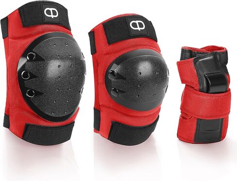 DA - Adult and Child Knee, Elbow, and Wrist Guards, Suitable for Bicycles, ice Skating, Roller Skating, Skateboarding, and Scooters in Kuwait