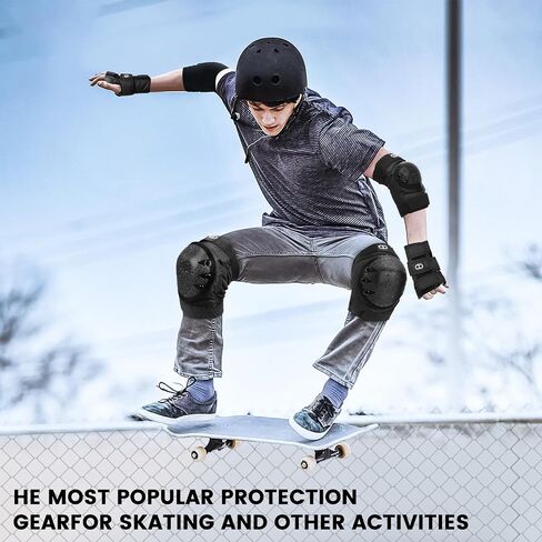 DA - Adult and Child Knee, Elbow, and Wrist Guards, Suitable for Bicycles, ice Skating, Roller Skating, Skateboarding, and Scooters in Saudi Arabia