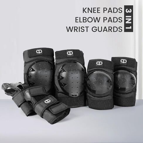 DA - Adult and Child Knee, Elbow, and Wrist Guards, Suitable for Bicycles, ice Skating, Roller Skating, Skateboarding, and Scooters in Saudi Arabia
