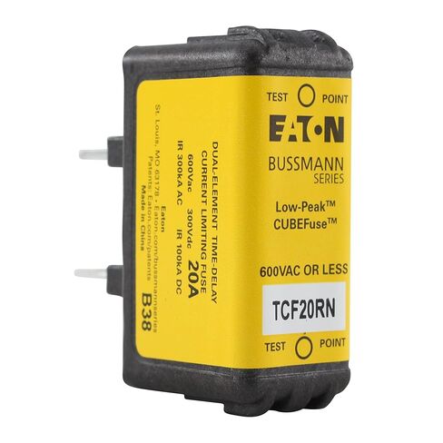 Cooper Bussmann TCF20RN Cube Fuse, 20 Amp, Non-Indication in Saudi Arabia
