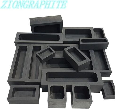 High quanlity Graphite Ingot Mold Graphite Crucible Square Boat for Melting Casting Refining Gold Silver Metal Aluminum Copper(175x52x42mm 1pcs) in Saudi Arabia